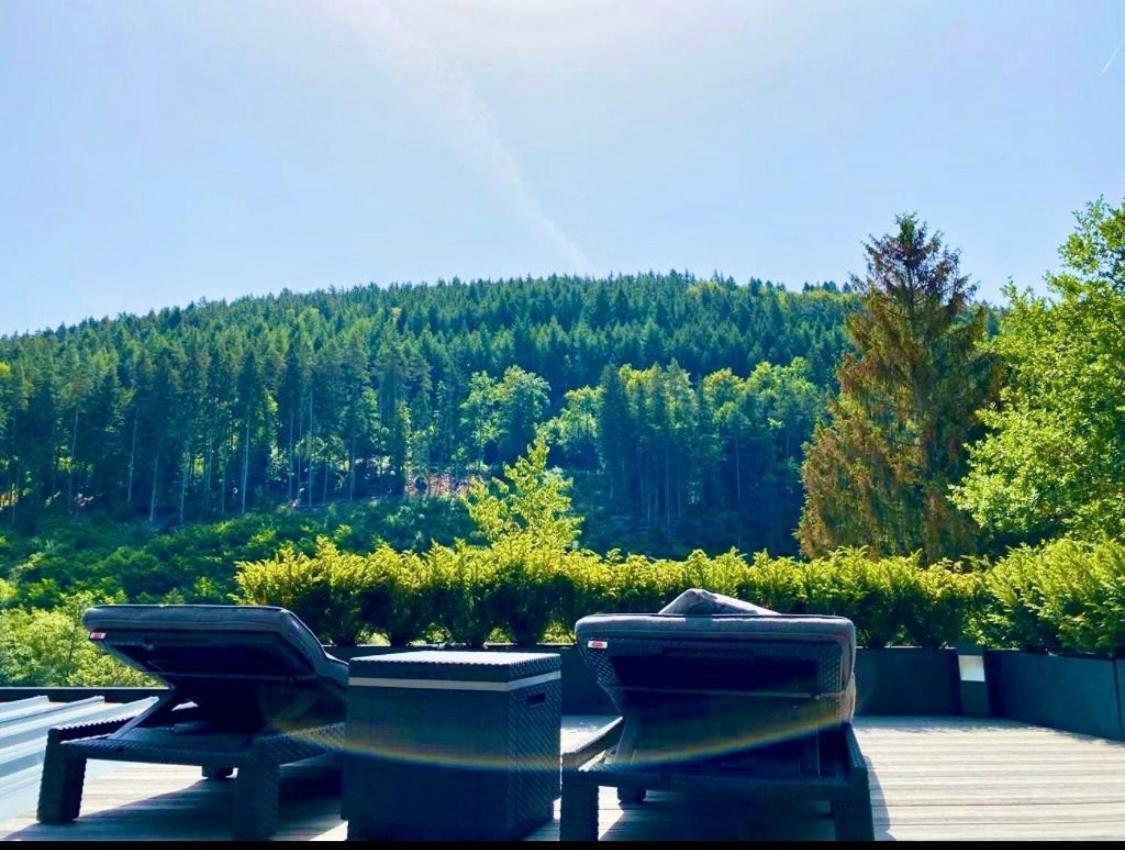 Bungalow im Schwarzwald auf wunderschönem Anwesen Neubulach Exterior foto